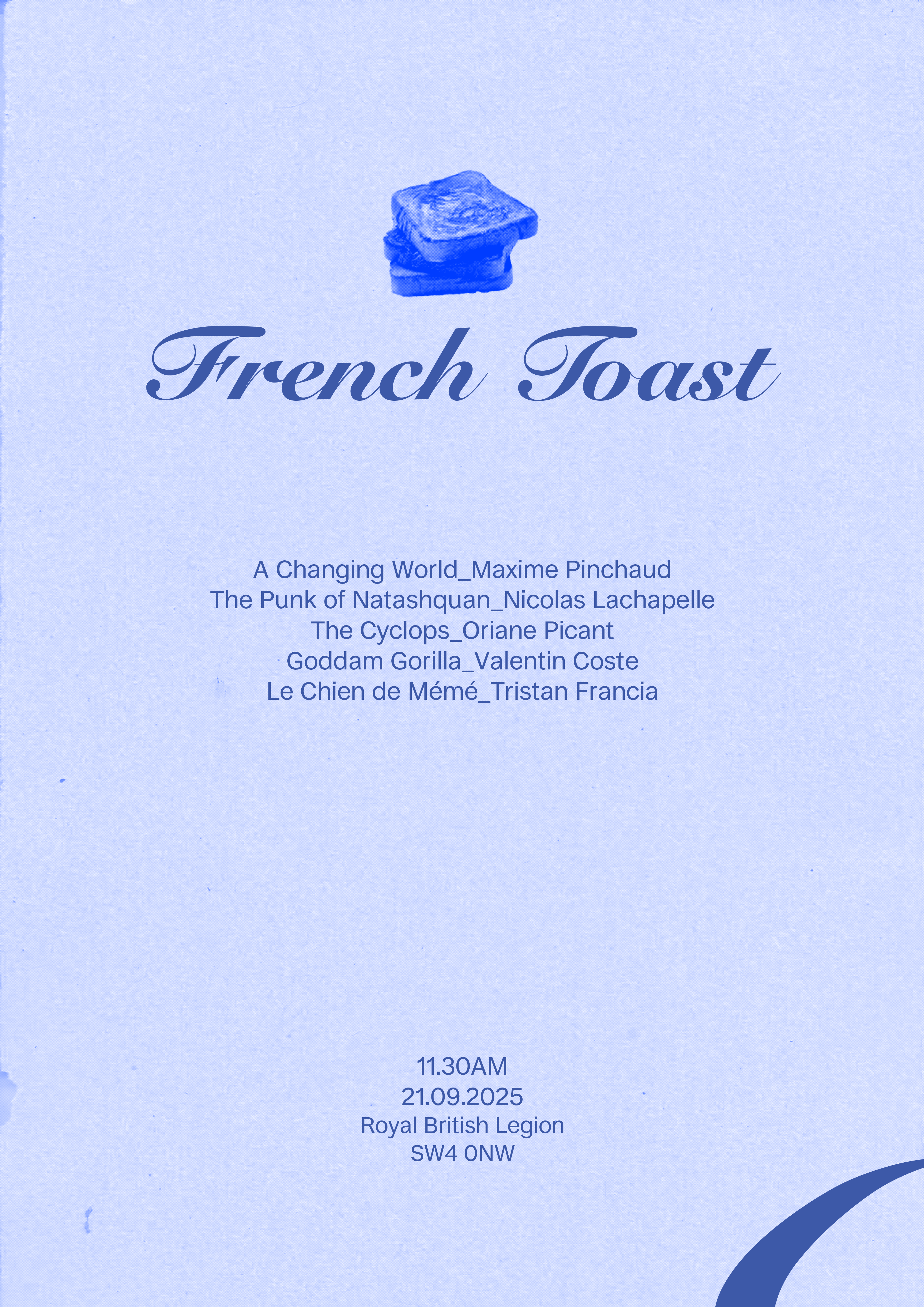 french toast poster